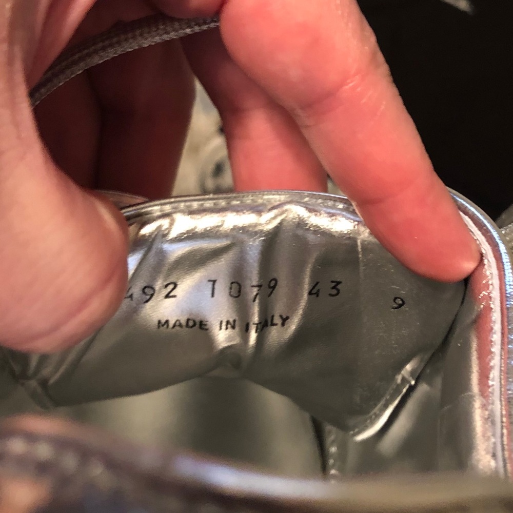 Paul Smith Metalic Silver Sneakers - Picture 7 of 8